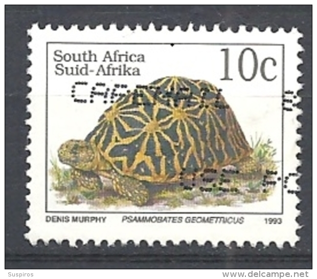 SUD AFRICA   1993 Endangered Fauna   LATIN INSCRIPTION    USED - Usati