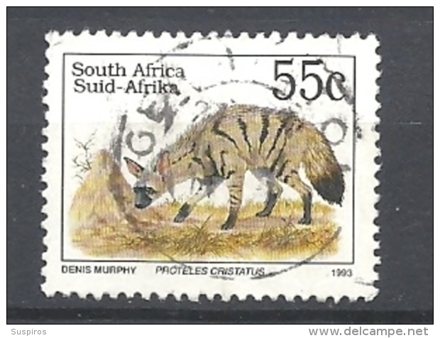 SUD AFRICA   1993 Endangered Fauna   LATIN INSCRIPTION    USED - Oblitérés