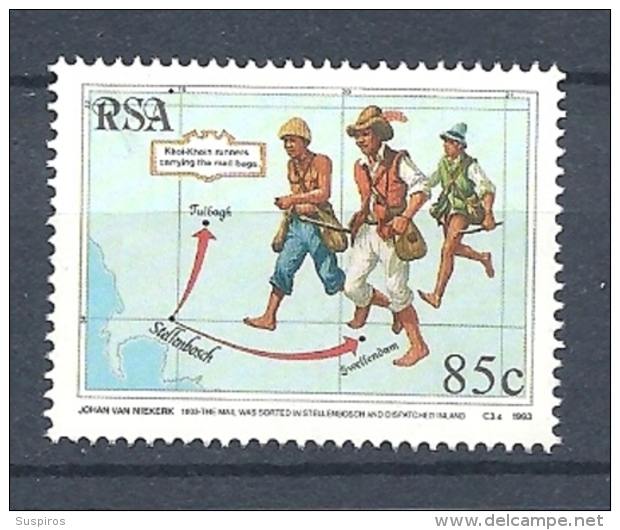 SUD AFRICA 1993 National Stamp Day - Early 19th Century Postal Services   USED - Oblitérés