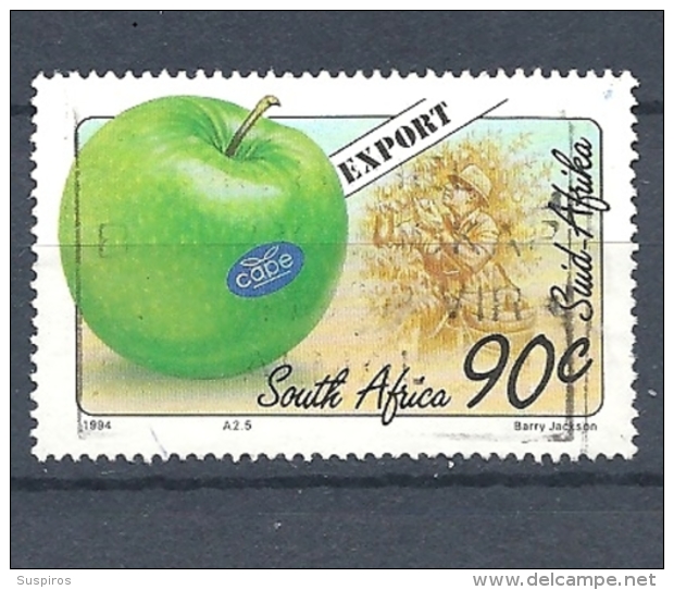 SUD AFRICA  -1994 Export Fruits     USED    Malus Domestica - Usati