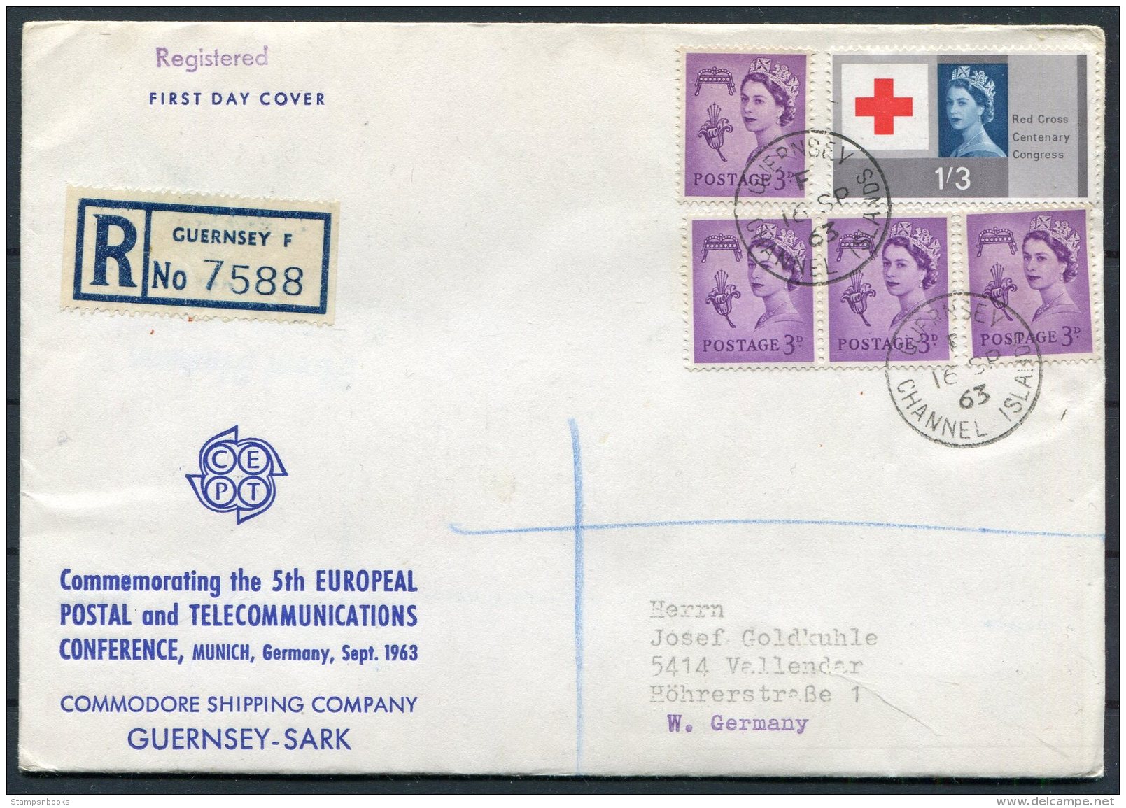 1963 Guernsey Sark Europa First Day Cover. FDC - Guernsey