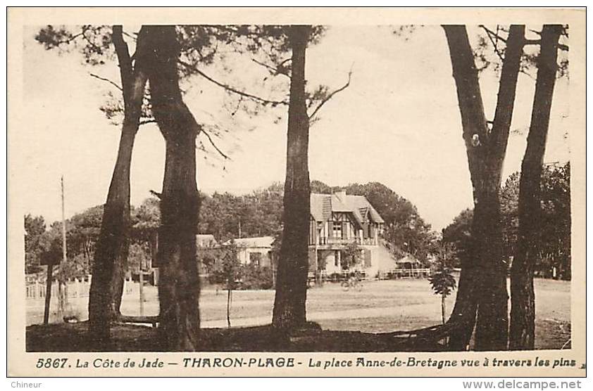 THARON PLAGE LA PLACE ANNE DE BRETAGNE - Tharon-Plage