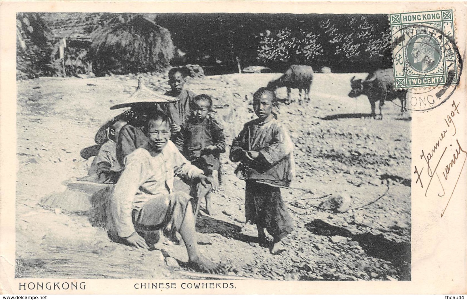 ¤¤  -  CHINE  -  HONGKONG  -  Chinese Cowherds   -   Oblitération  -  ¤¤ - Chine (Hong Kong)