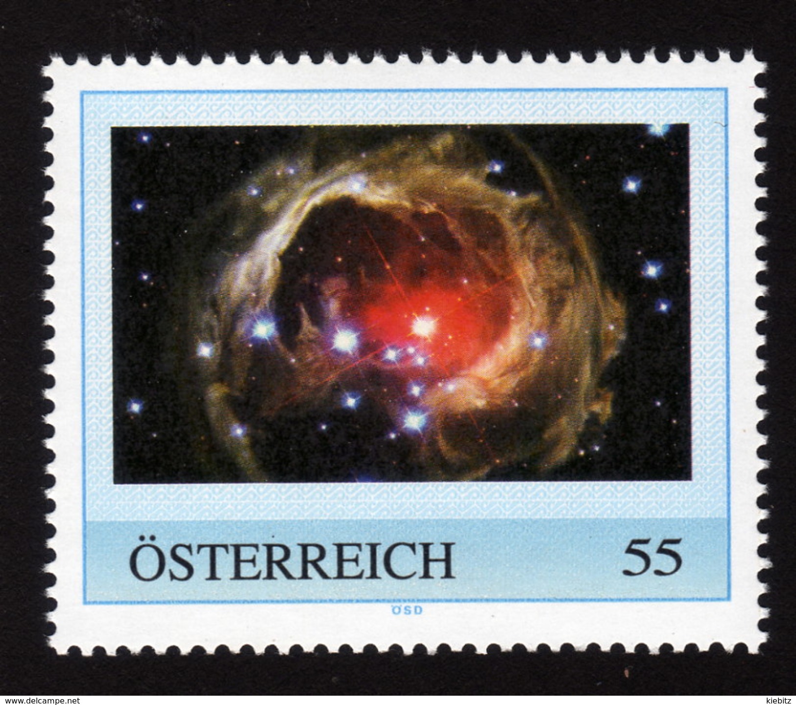 ÖSTERREICH 2009 ** Lichtecho Des Sterns V838 Monocerotis - PM Personalized Stamp MNH - Astronomie