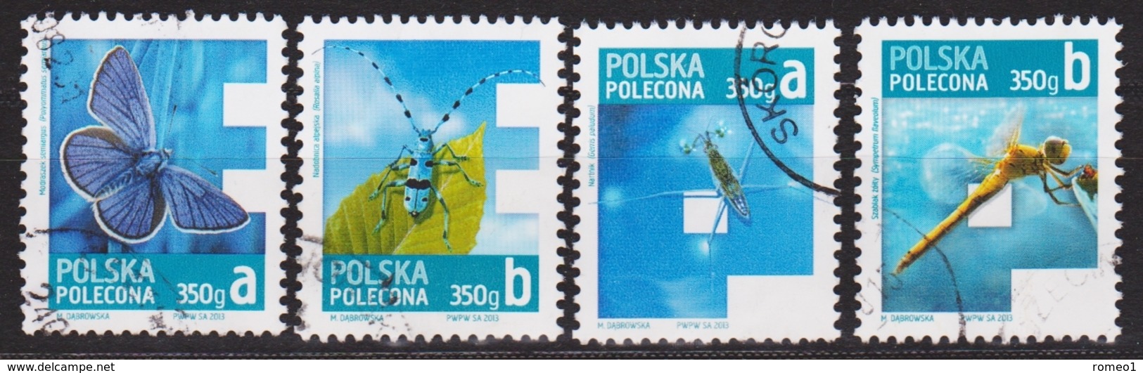 2013: Polen Mi.Nr. 4627 - 4630 Gest. (d359) / Pologne Mi.No. 4627 - 4630 Obl. - Usati