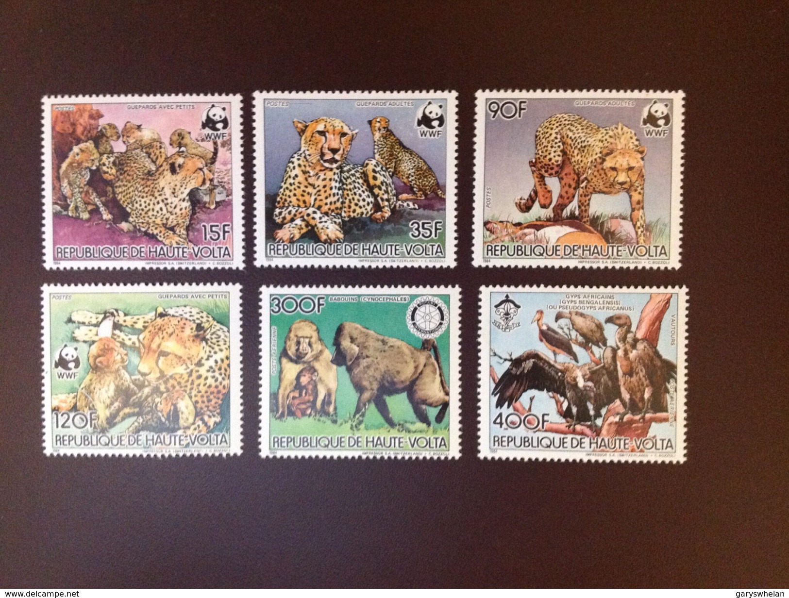 Upper Volta 1984 Protected Animals MNH - Sonstige & Ohne Zuordnung