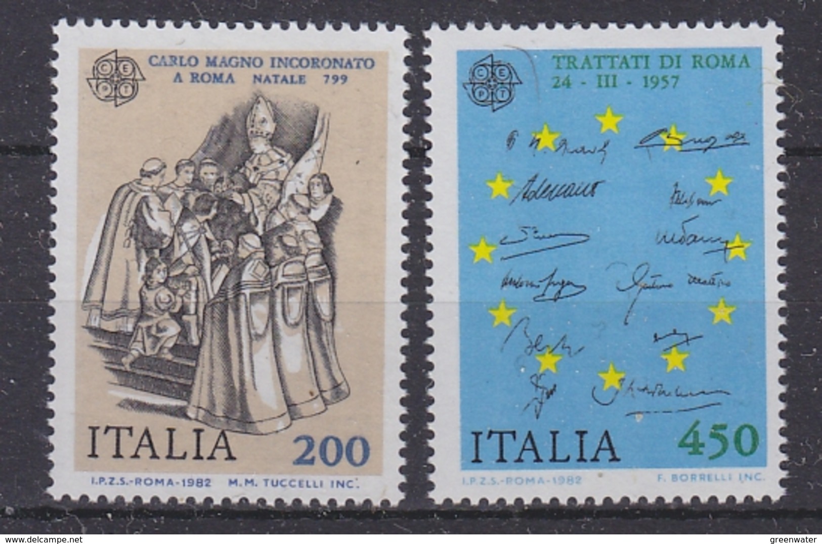 Europa Cept 1982 Italy 2v ** Mnh (35024) - 1982