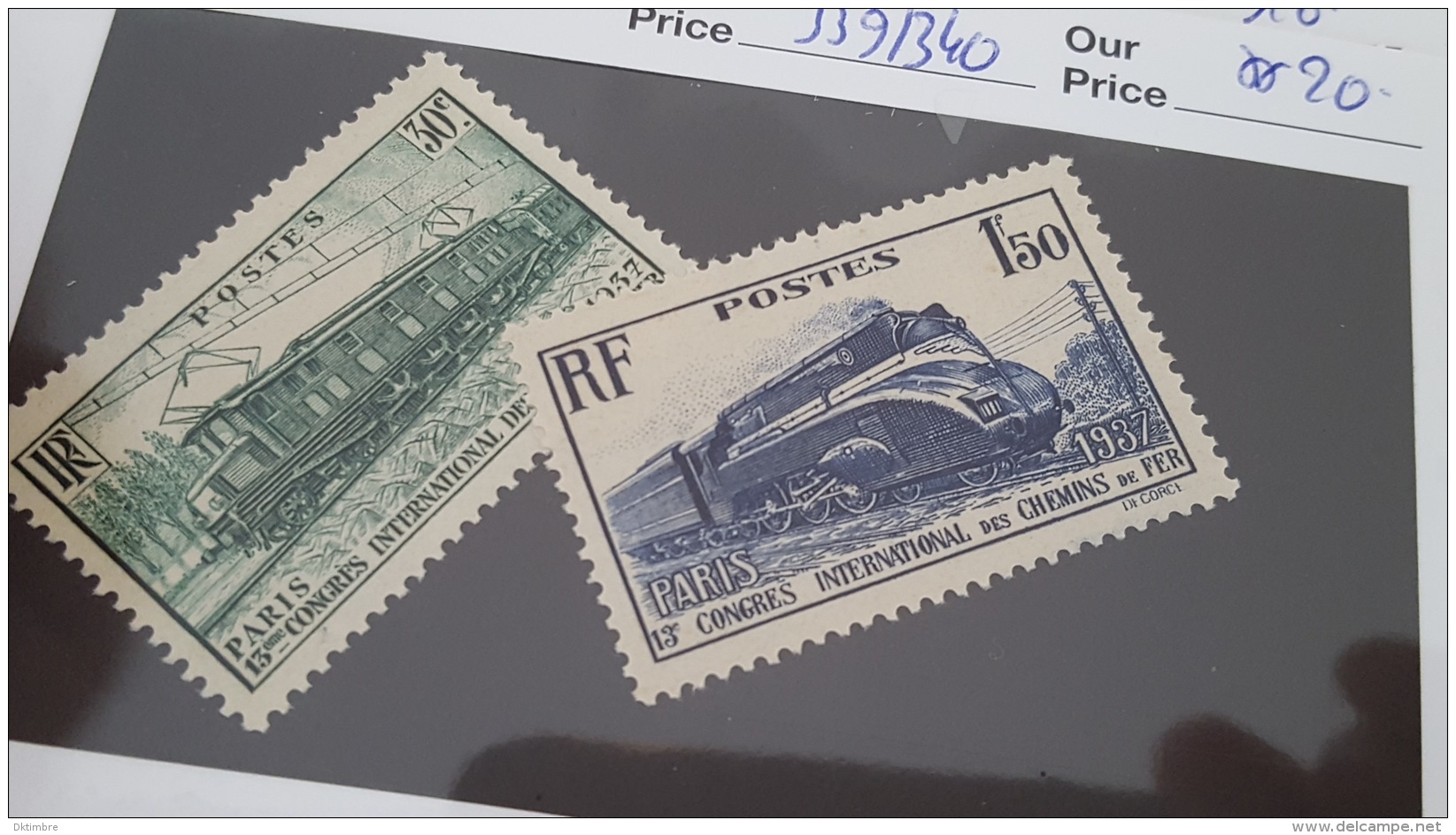 LOT 344393 TIMBRE DE FRANCE NEUF** N°339/340 VALEUR 20 EUROS - Ongebruikt