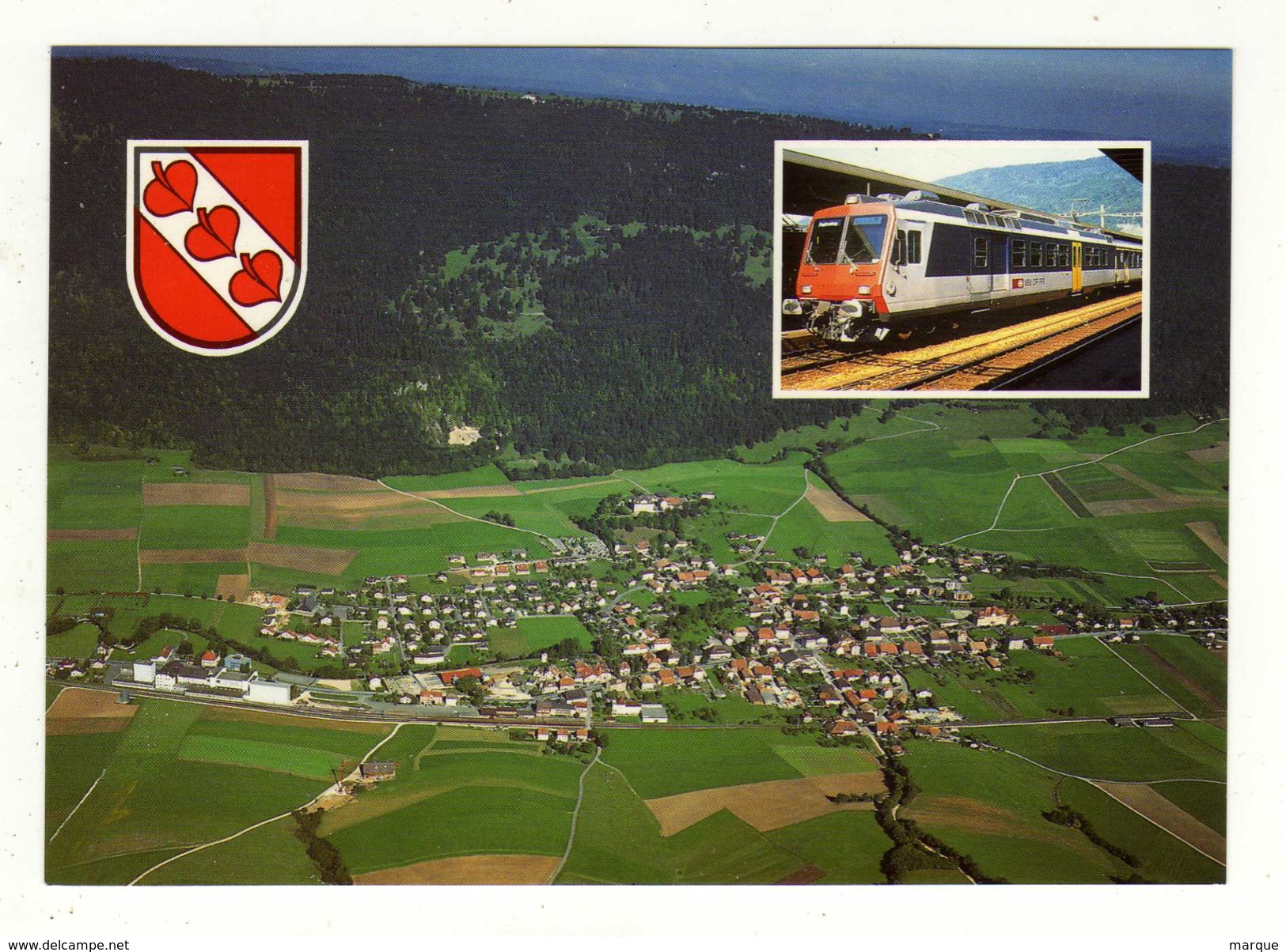 Carte 1er Jour Oblitération 2608 COURTELARY 1820 MONTREUX 04/04/1992 - Cartoline Maximum