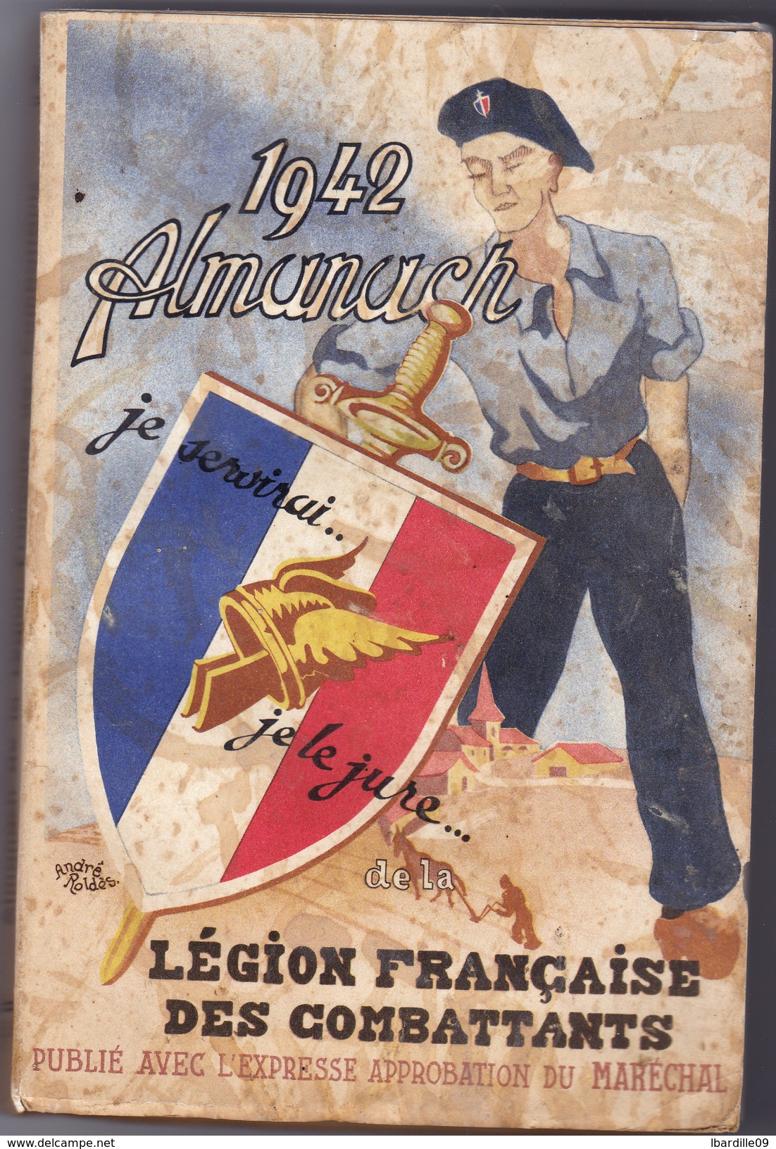 ALMANACH 1942 LEGION FRANÇAISE COMBATTANTS - Français