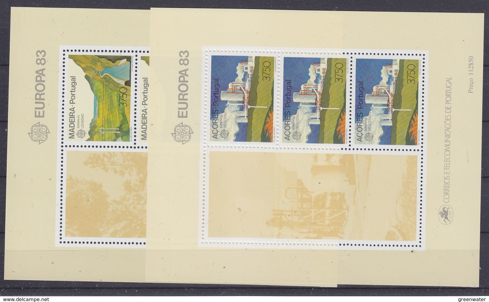 Europa Cept 1983 Azores & Madeira  M/s ** Mnh (35026) - 1983