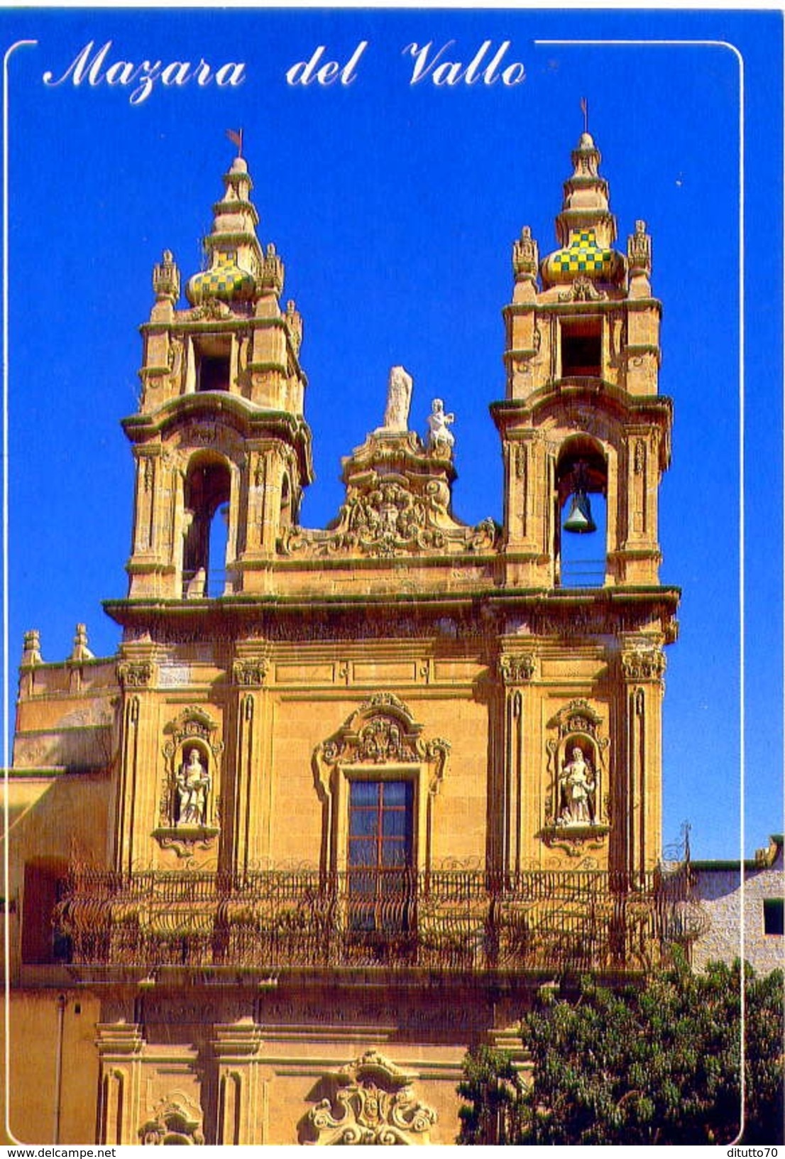 Mazara Del Vallo - Trapani - Chiesa Santa Veneranda - Formato Grande Viaggiata &ndash; E1 - Mazara Del Vallo