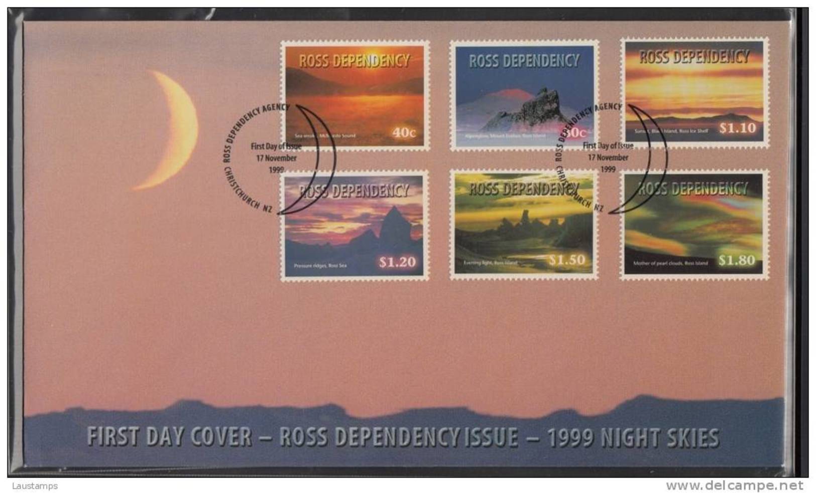 Ross Dependency 1999 Night Skies FDC - Other & Unclassified