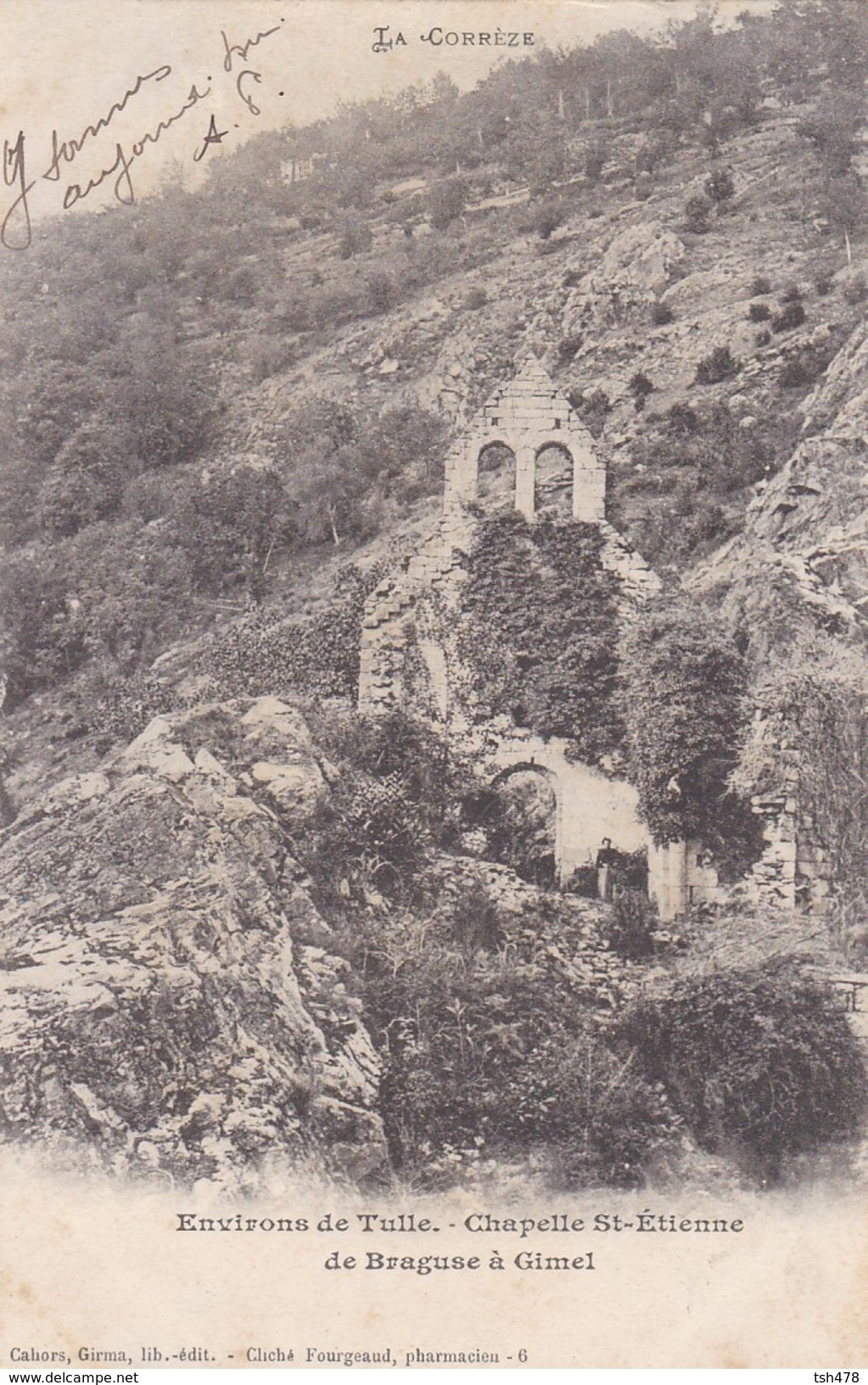 19----GIMEL--chapelle Saint-étienne De Braguse---voir 2 Scans - Sonstige & Ohne Zuordnung