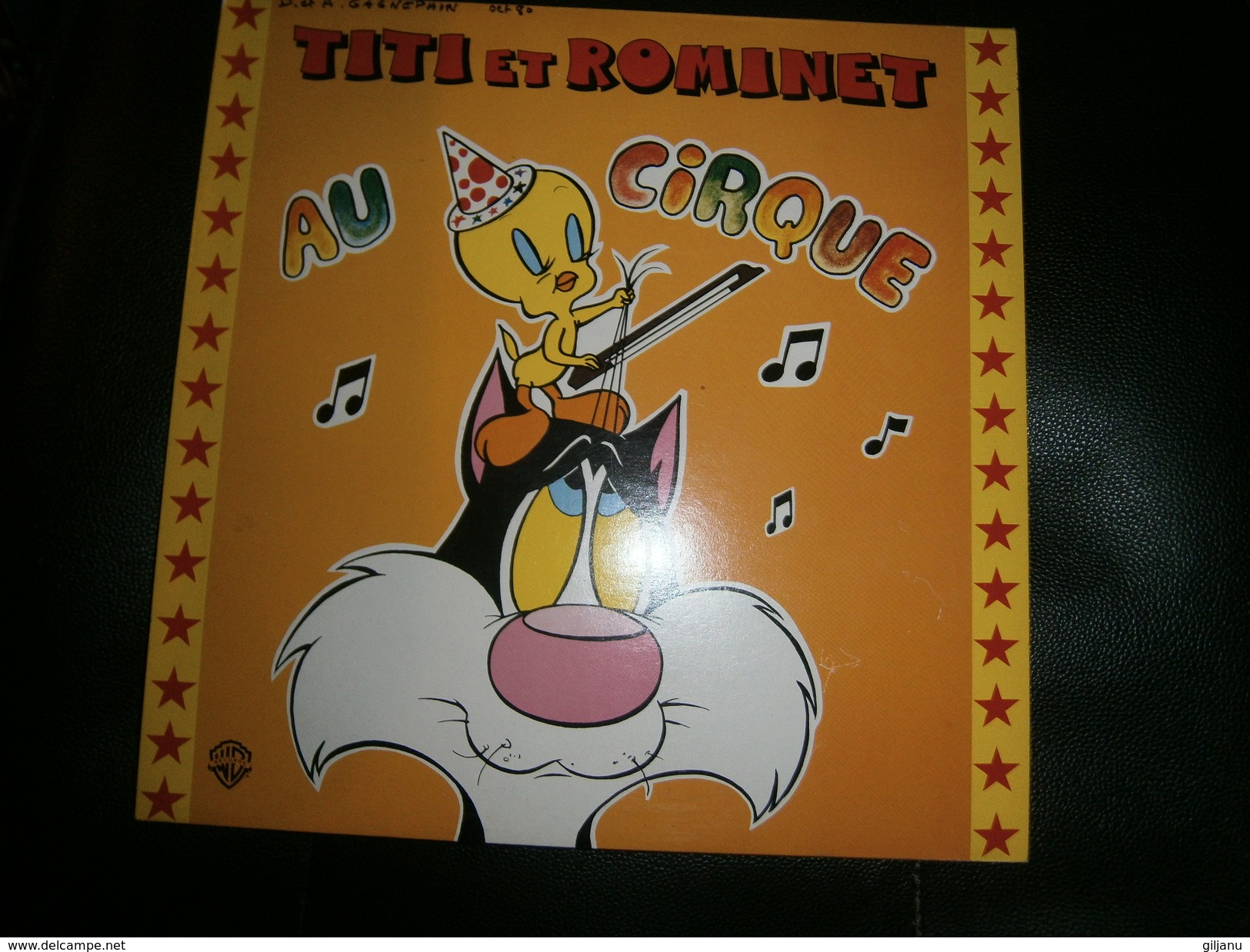 TITI ET ROMINET AU CIRQUE 33 Tours - Niños