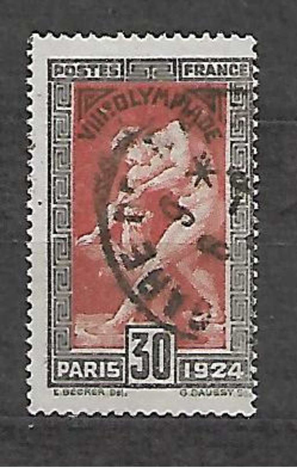 FRANCE YVERT 185 VF USED, SPORT, DEPORTE. - Gebraucht