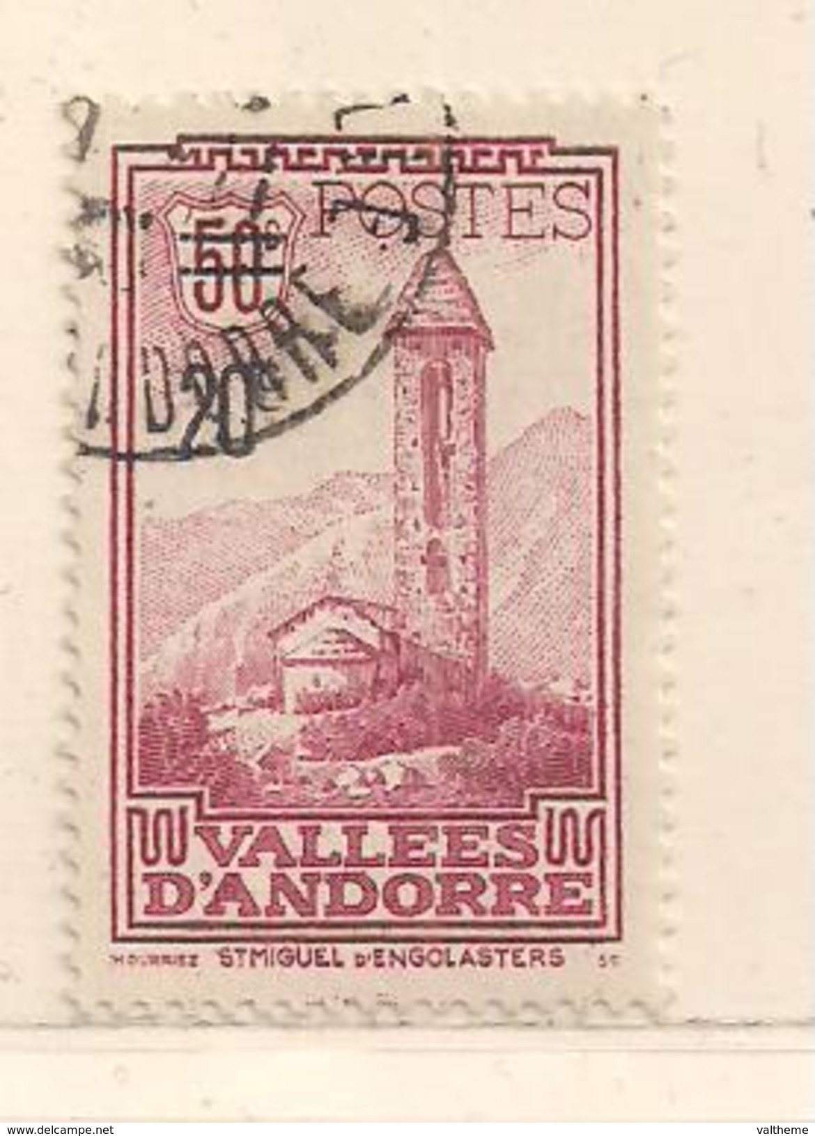 ANDORRE  ( D17 - 10456 )   1932   N° YVERT ET TELLIER  N°  35 - Oblitérés