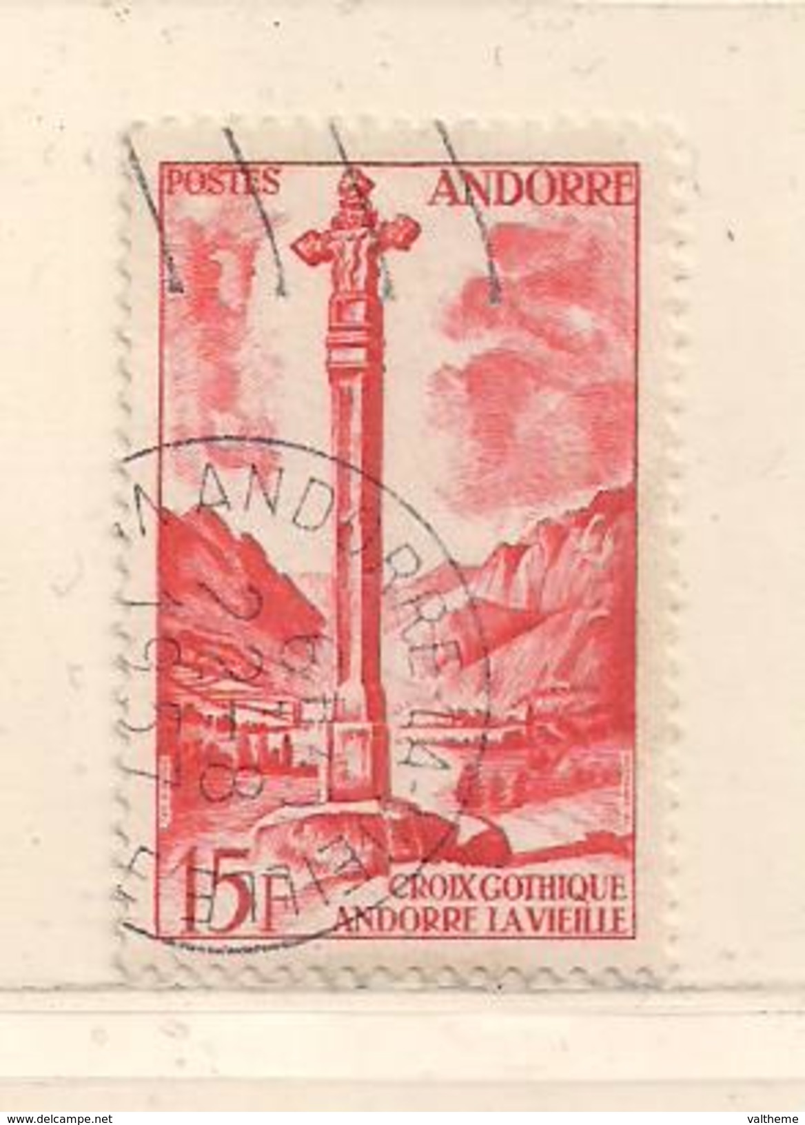 ANDORRE  ( D17 - 10459 )   1955   N° YVERT ET TELLIER  N°  146 - Gebraucht