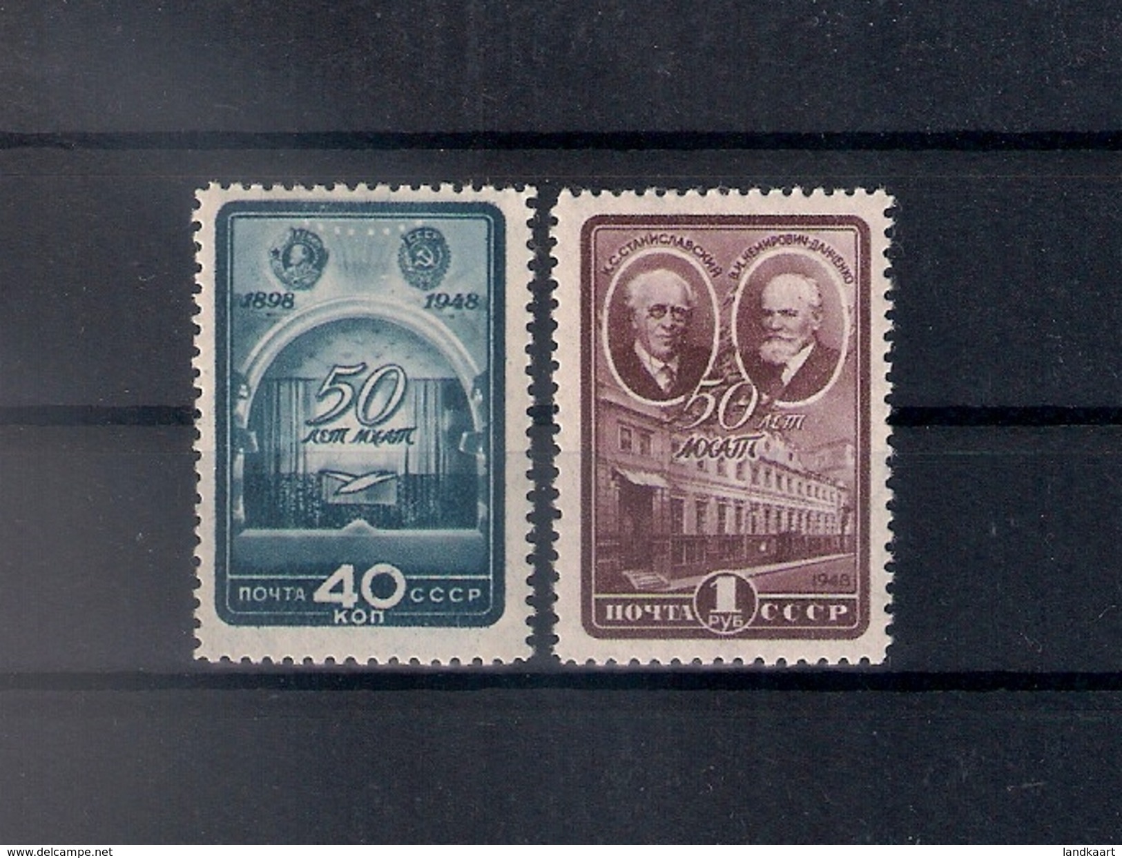 Russia 1948, Michel Nr 1286-87, MLH OG - Ungebraucht