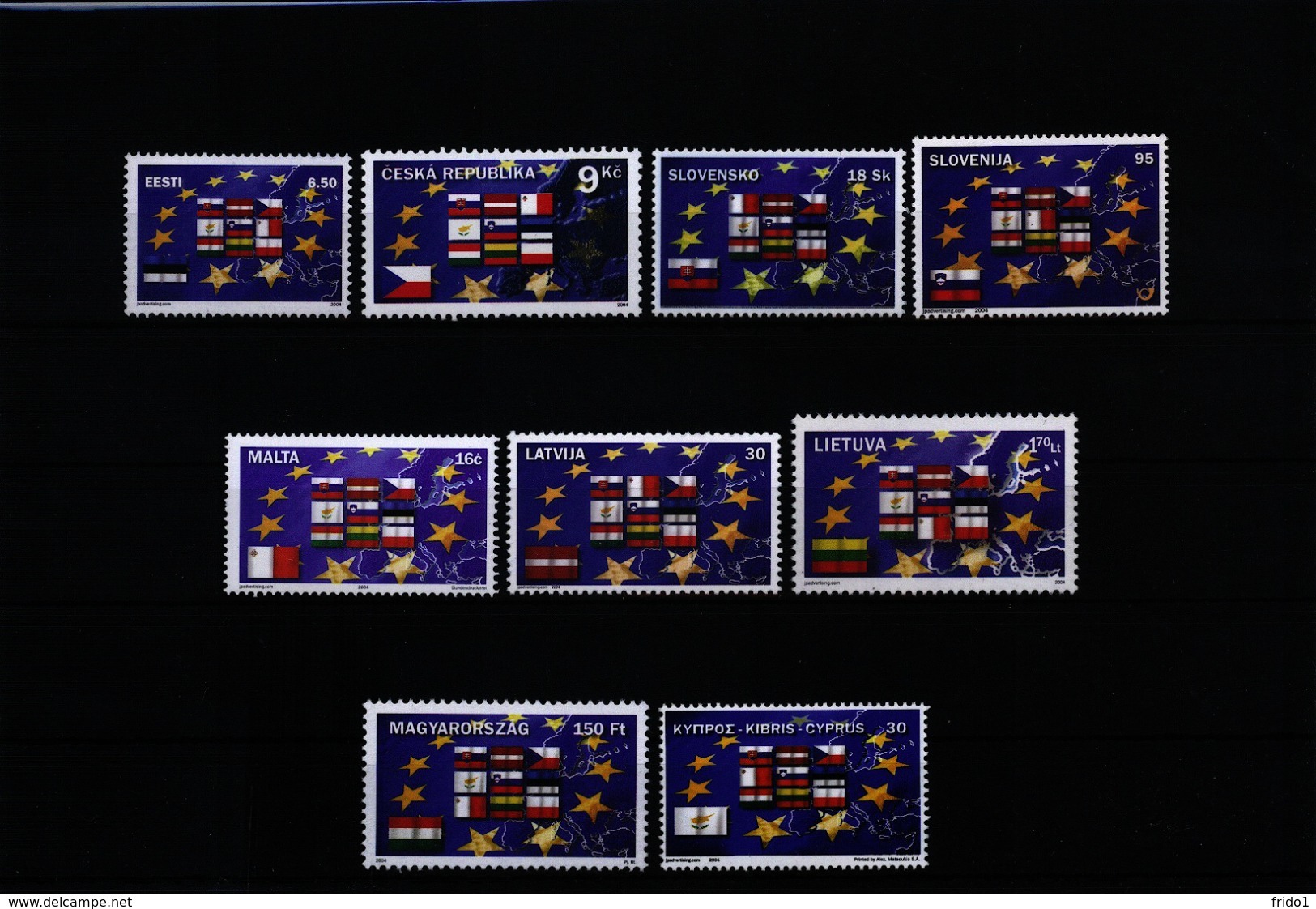 Entry Of 9 Countries To European Union 2004 MNH - 2004
