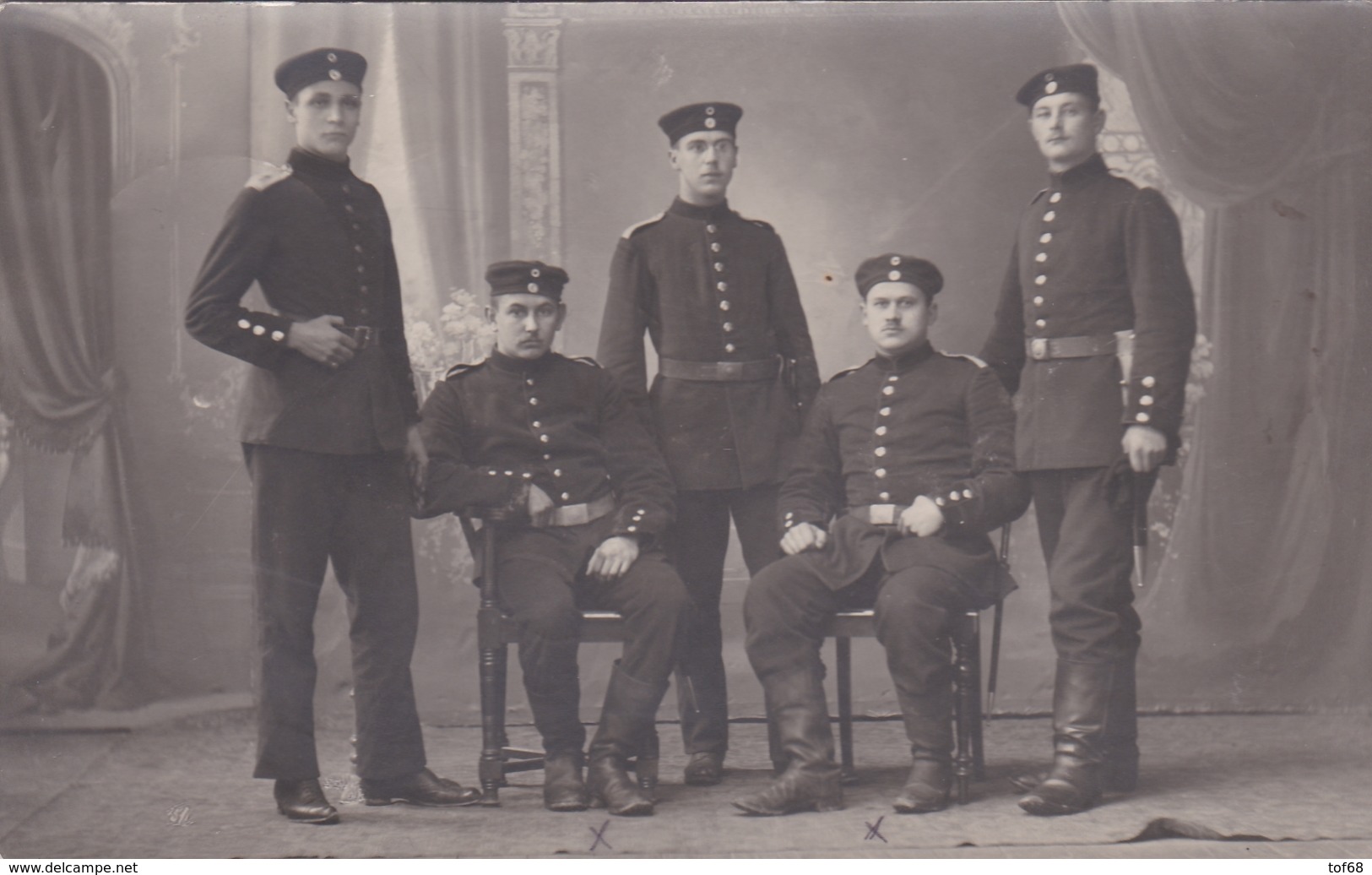 Carte Photo Briefstempel Gemersheim 1915 WW1 Militaria Foto Karte Feldpost - Germersheim