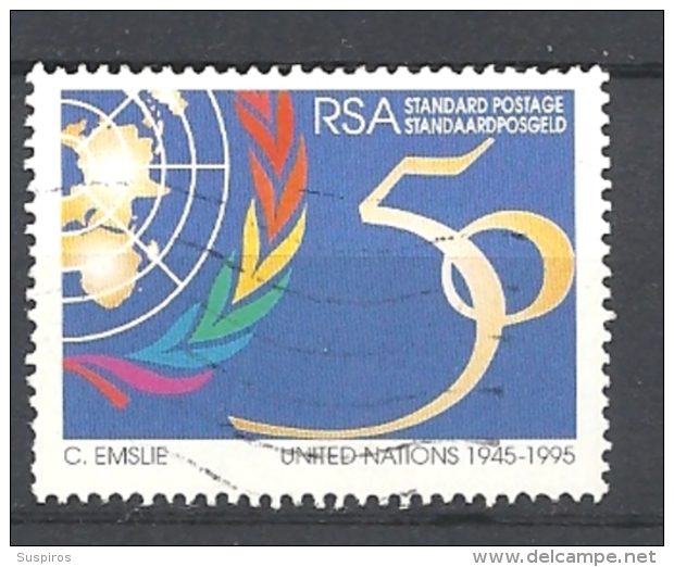 SUD AFRICA   1995 The 50th Anniversaries Of United Nations &amp; UNESCO     USED - Usati