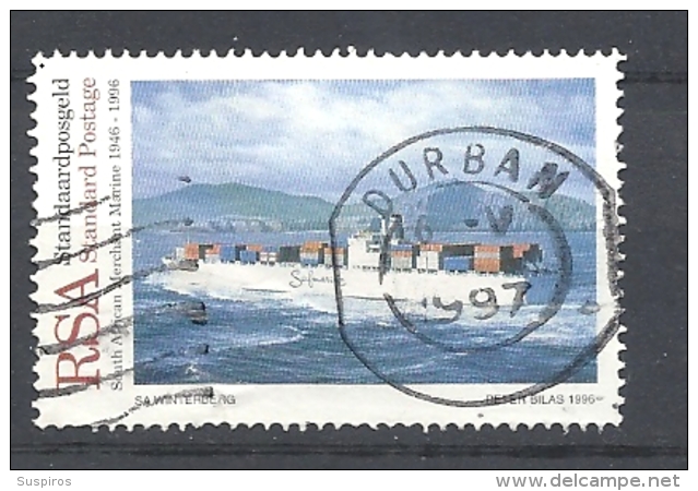 SUD AFRICA  1996 The 50th Anniversary Of South African Merchant Marine  USED - Usati