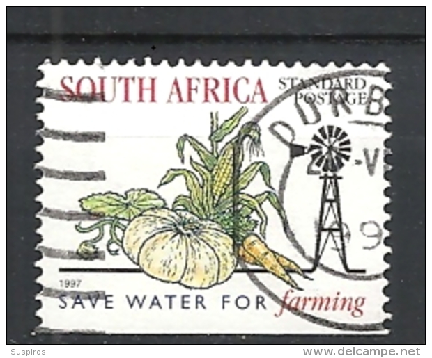 SUD AFRICA  1997 National Water Conservation - Imperforated On 1 Or 2 Sides And With Or Without Safety Perforatio   USED - Usati