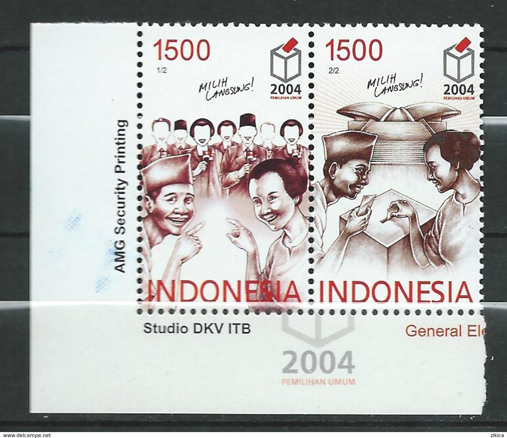 Indonesia 2004 Elections.MNH - Indonésie