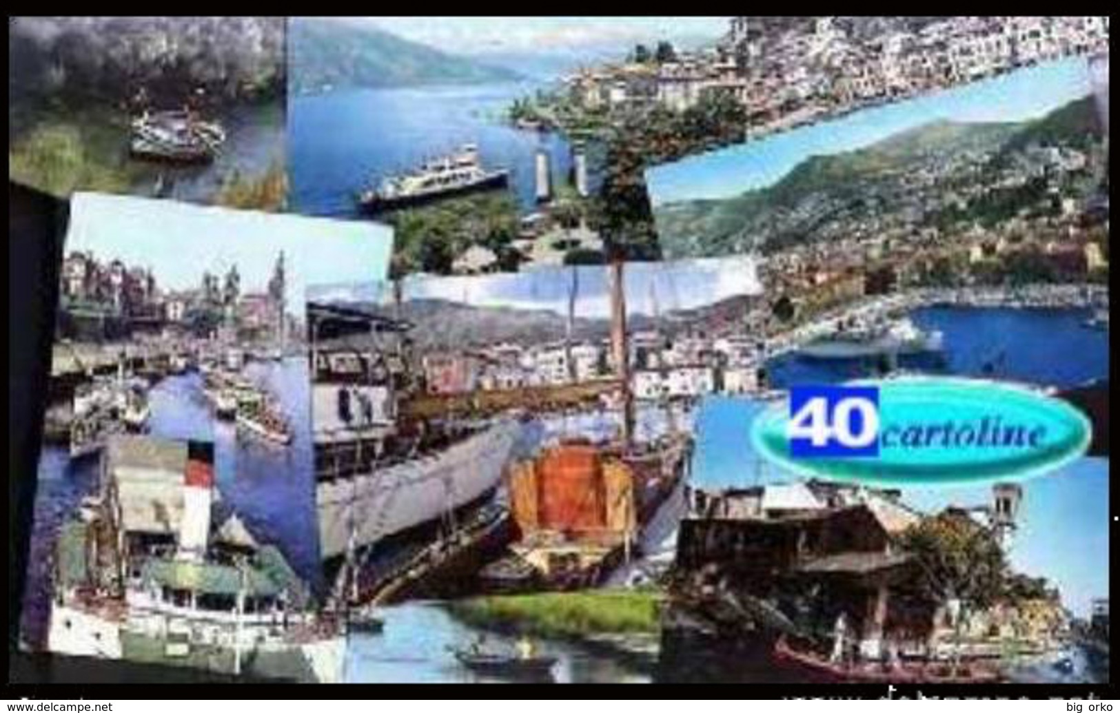 40 Cartoline Imbarcazioni (transatlantici - Barche A Vela -  Barconi Fluviali O A Remi) - Altri & Non Classificati