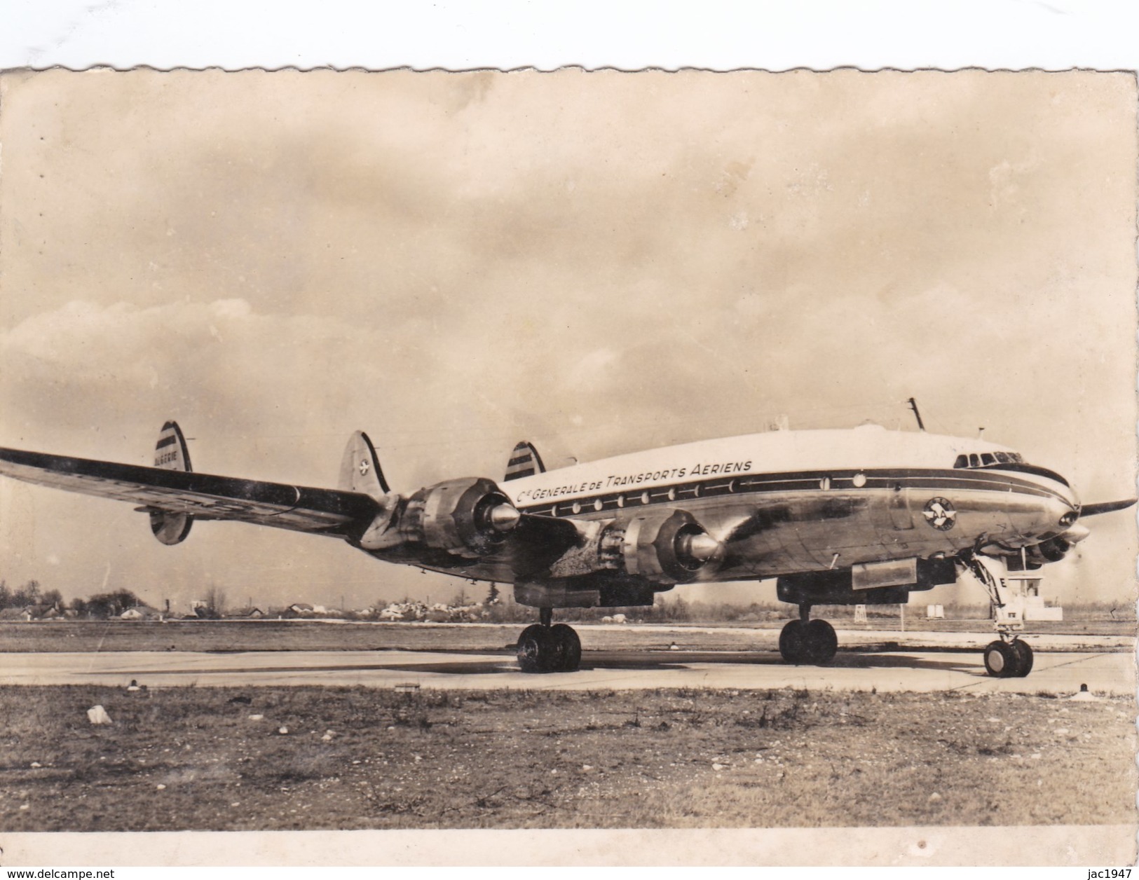 Carte Avion "constellation" De La Cie AIR ALGERIE. Cachet D'Orly Aérodrome - Foto