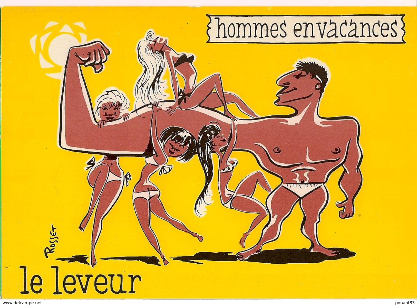 - Hommes En Vacances : Le Leveur  - Illustrateur Rosset - Ed Sudef, Sainte Maxime - - Altri & Non Classificati