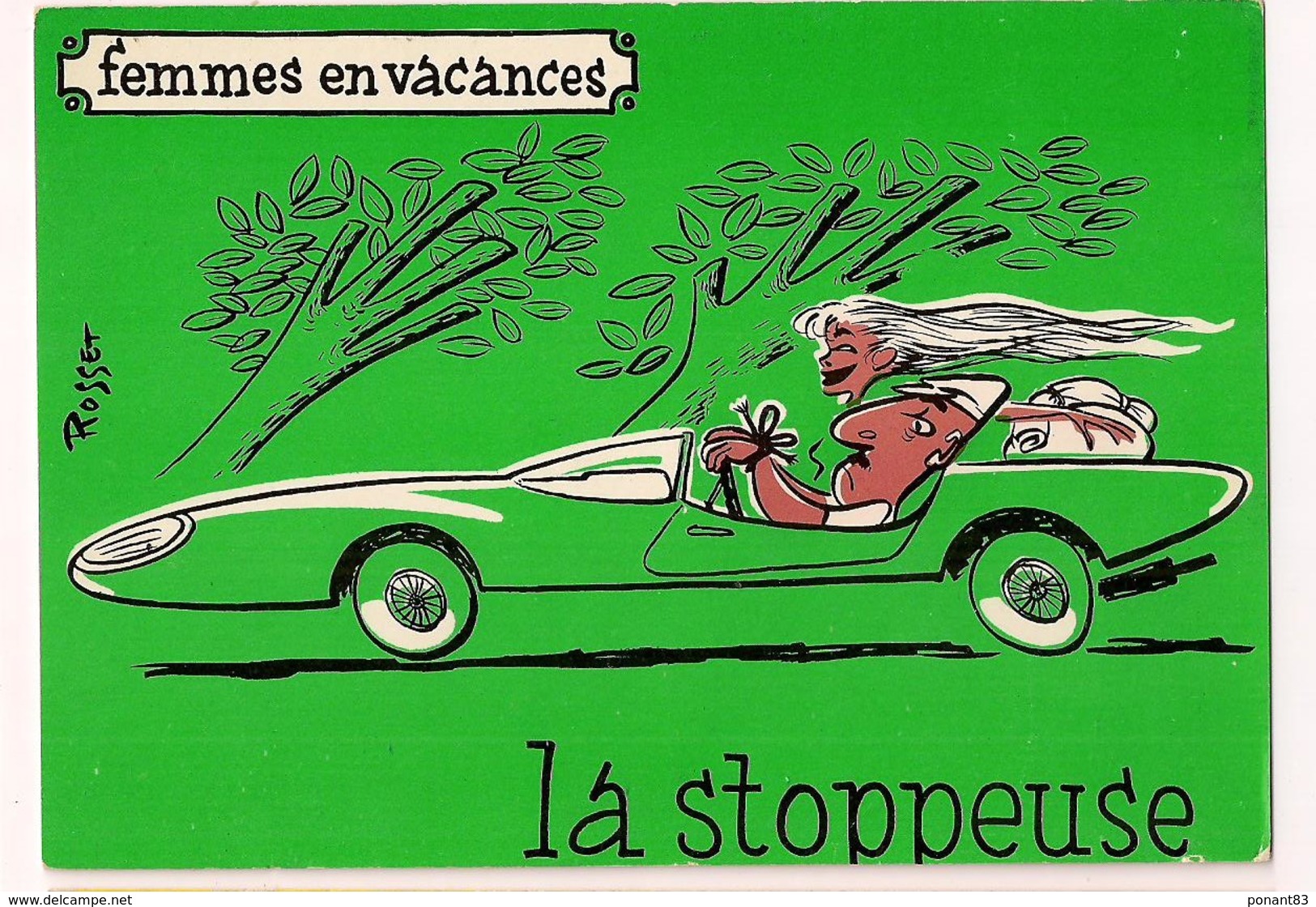 - Femmes En Vacances : La Stoppeuse - Illustrateur Rosset - Ed Sudef, Sainte Maxime - - Otros & Sin Clasificación