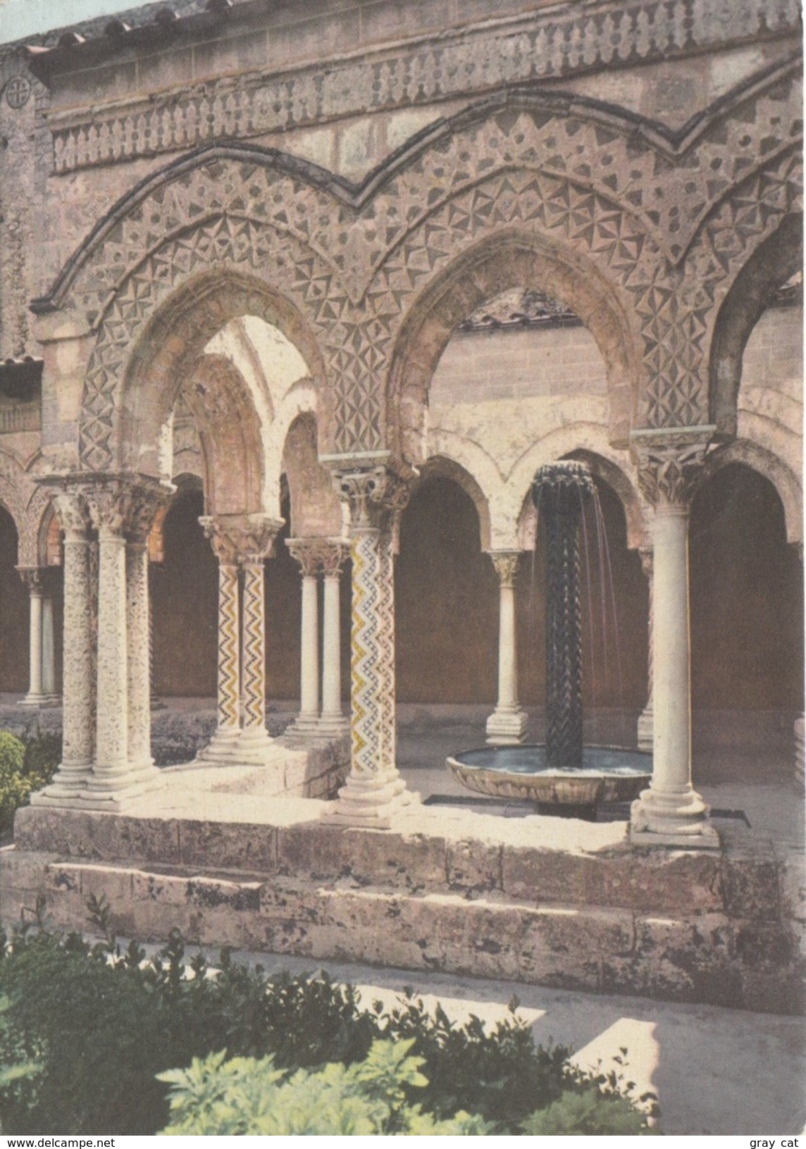 MONREALE, Chiostro, Particolare, Used Postcard [19587] - Other & Unclassified