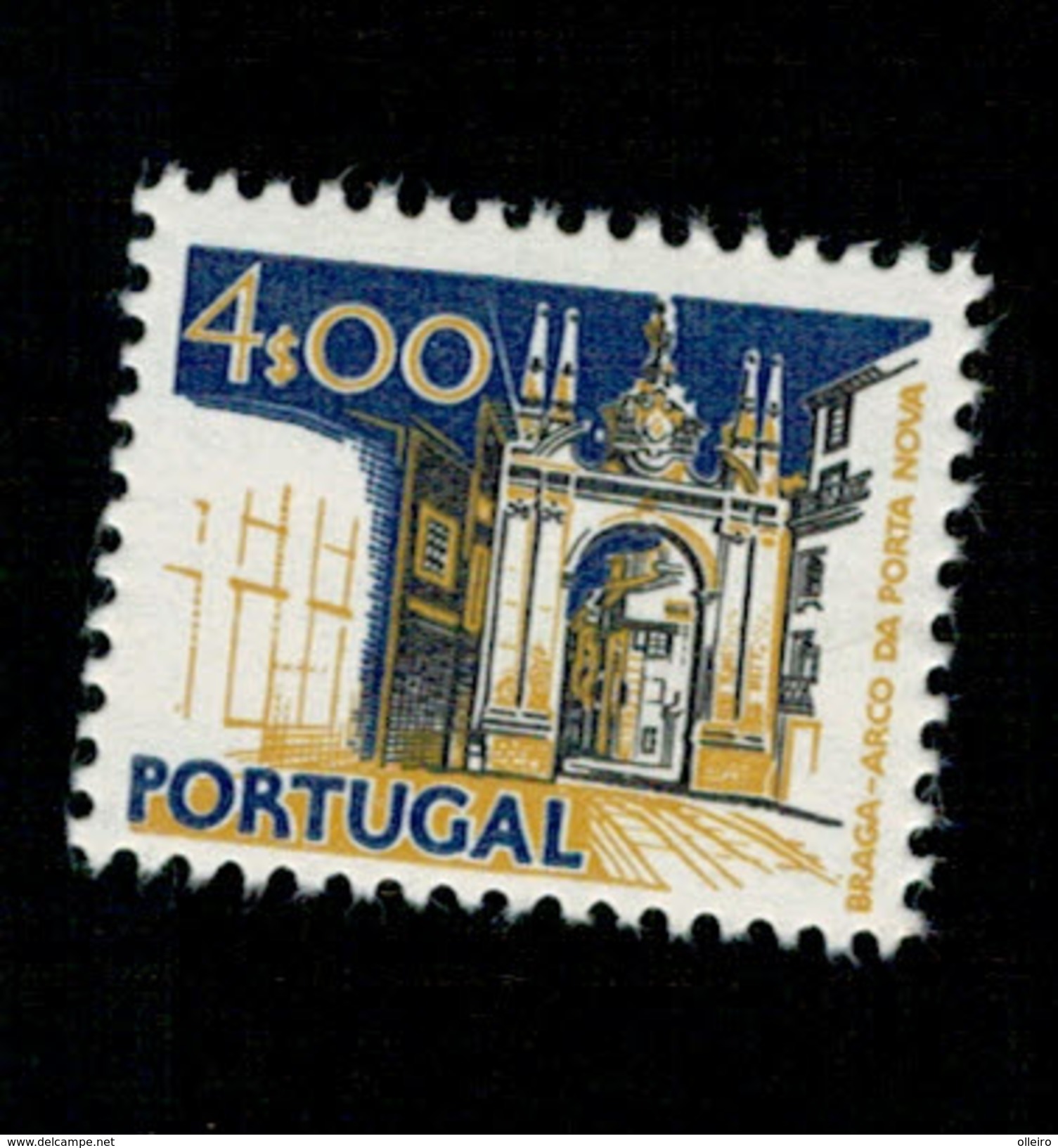 Portogallo Portugal 1974 Vedute E Monumenti  III Emissione Valore Da 4 Esc  ** MNH - Nuovi