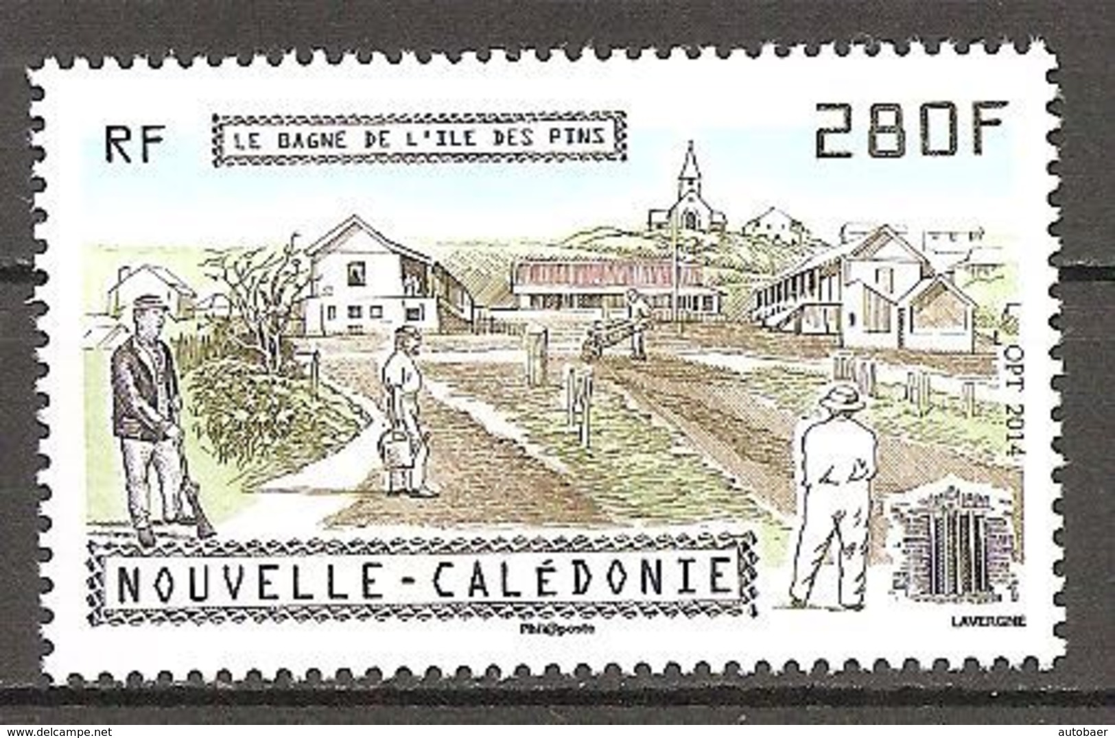 Neukaledonien Nouvelle Caledonie 2014 L'Ile De Pins Straflager Michel No. 1658 MNH Postfr. Neuf - Unused Stamps