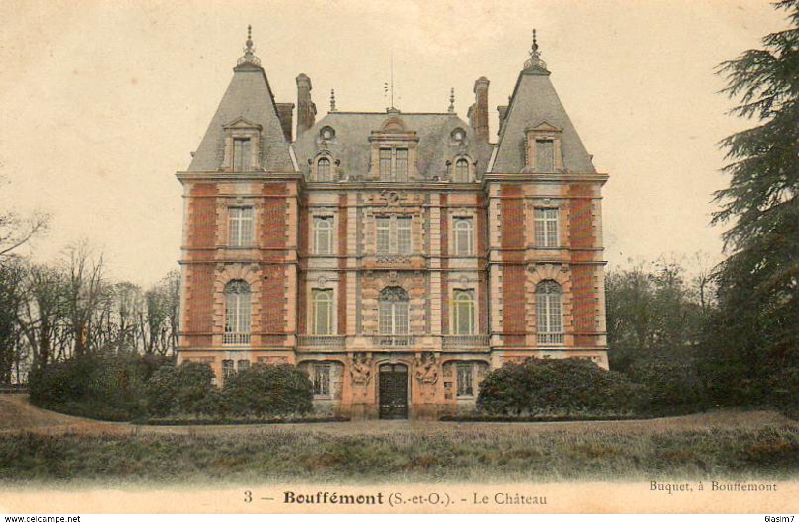 CPA - BOUFFEMONT (95) - Aspect Du Château En 1905 - Bouffémont