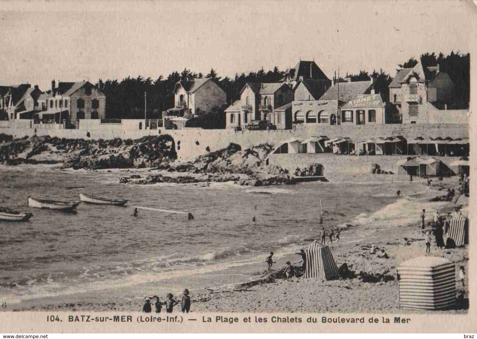 CPA  Batz Sur Mer - Batz-sur-Mer (Bourg De B.)