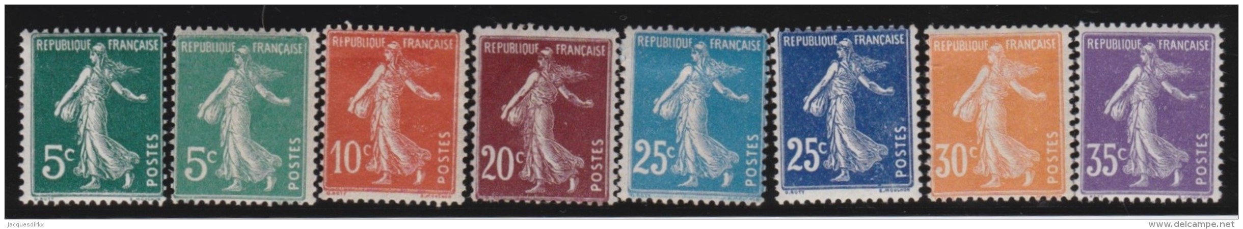 France    .     Yvert   .   137/142        .        *       .       Neuf Avec Charniere   .     /    .   Mint-hinged - Ungebraucht