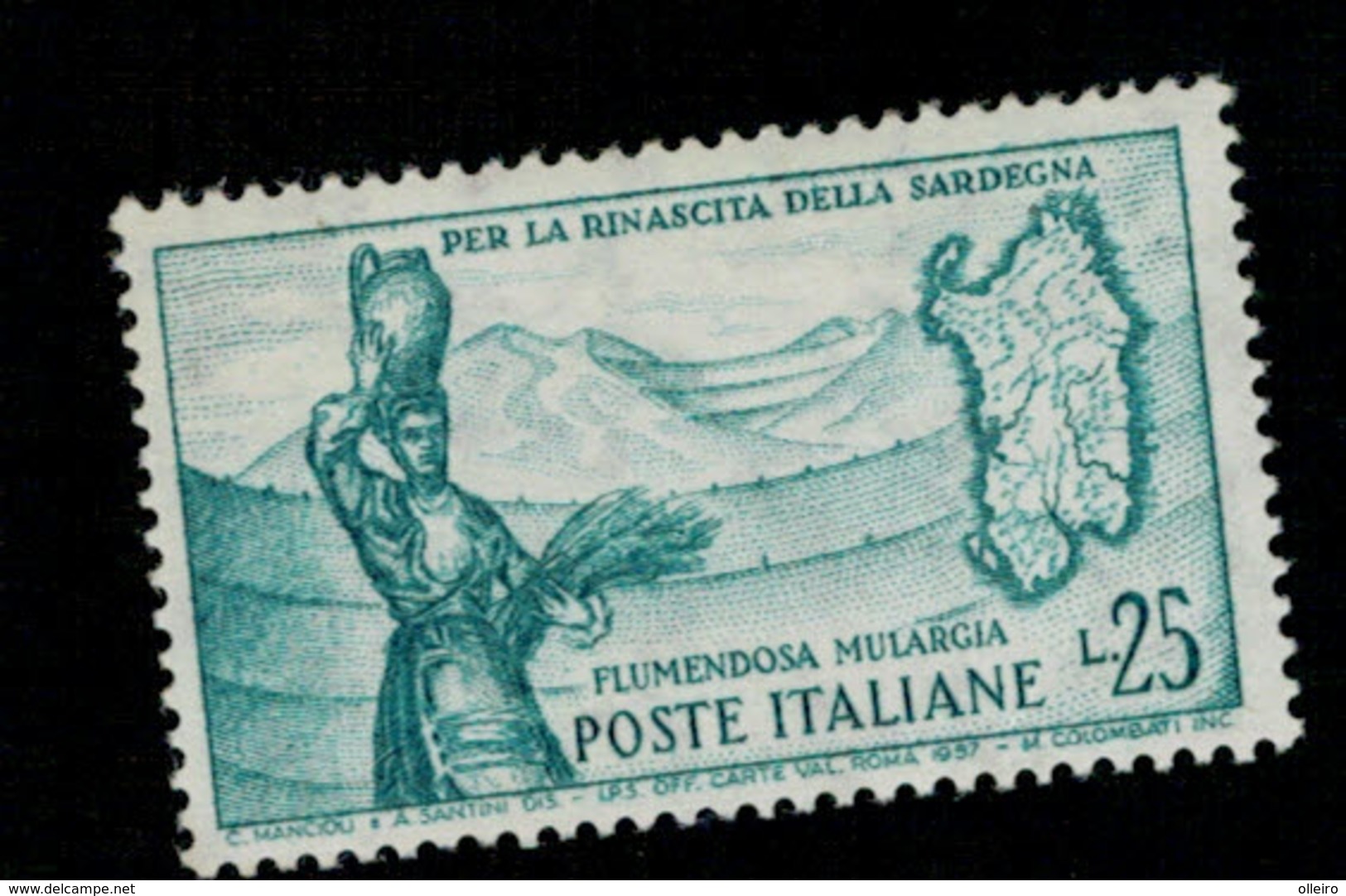 Italia 1958 Impianto Idroelettrico Del Flumendosa In Sardegna 1v Complete Set ** MNH - 1946-60: Ungebraucht