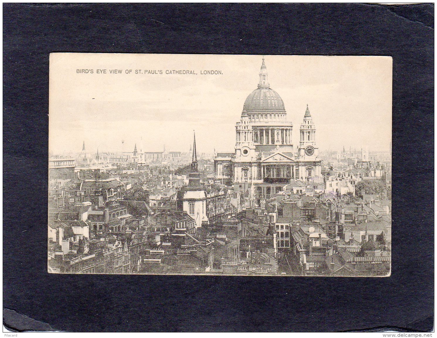 68603    Regno  Unito,  Bird"s Eye View Of St. Paul"s Cathedral,  London, VGSB - St. Paul's Cathedral