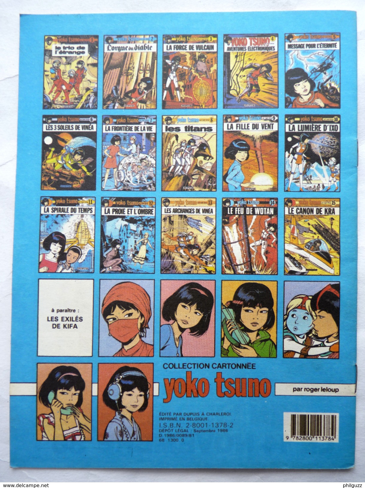 MINI ALBUM BANDES DESSINEES PUBLICITAIRE YOKO TSUNO Dupuis LELOUP 1986 - Yoko Tsuno