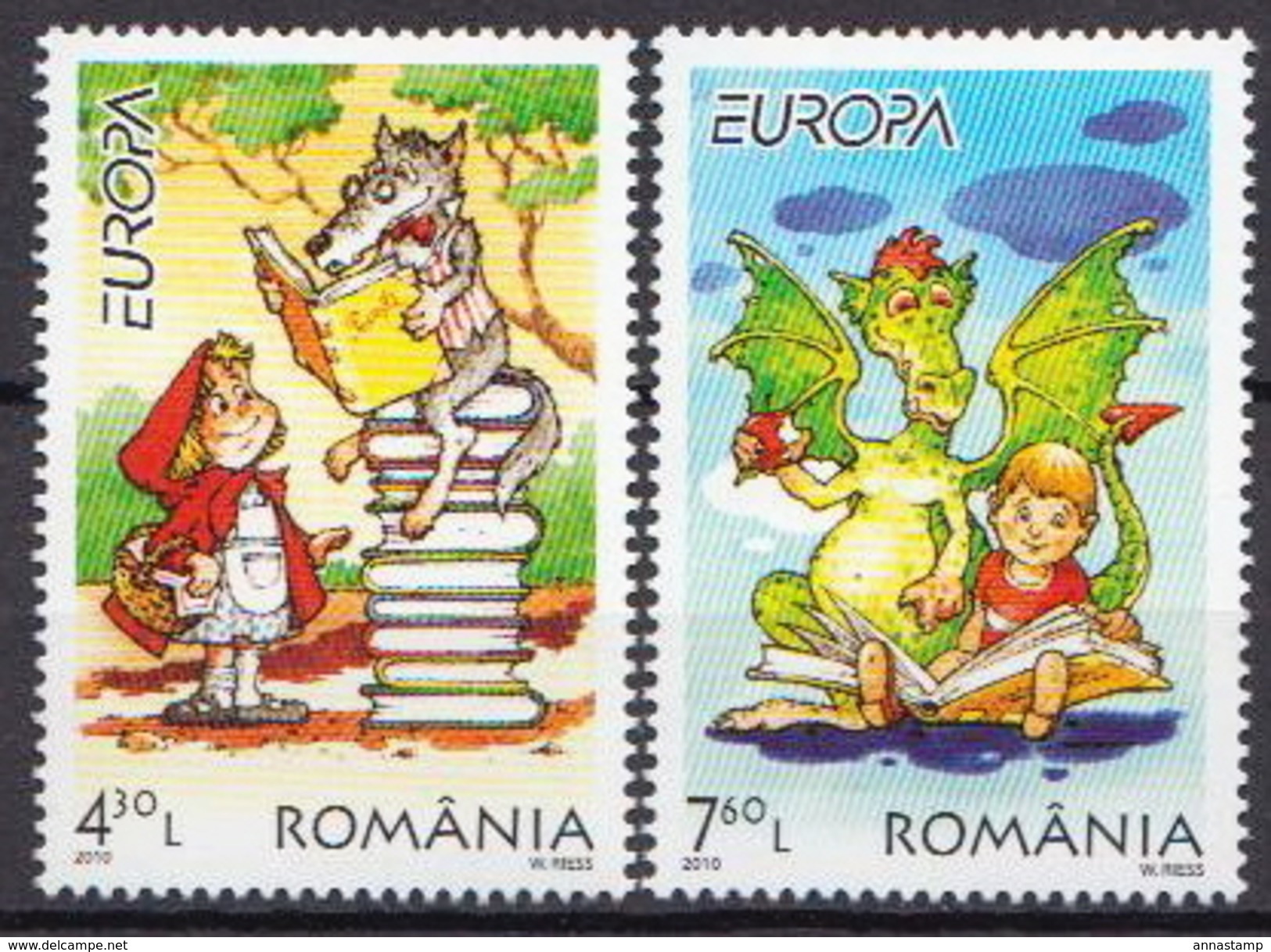 Romania MNH Europa Set - 2010