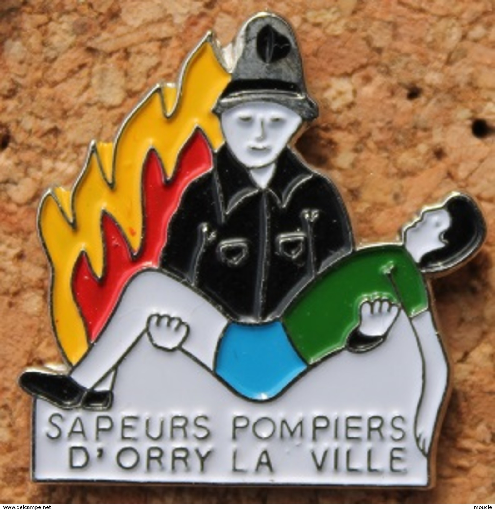 SAPEURS POMPIERS D'ORRY LA VILLE - FEU - CASQUE -       (14) - Pompiers