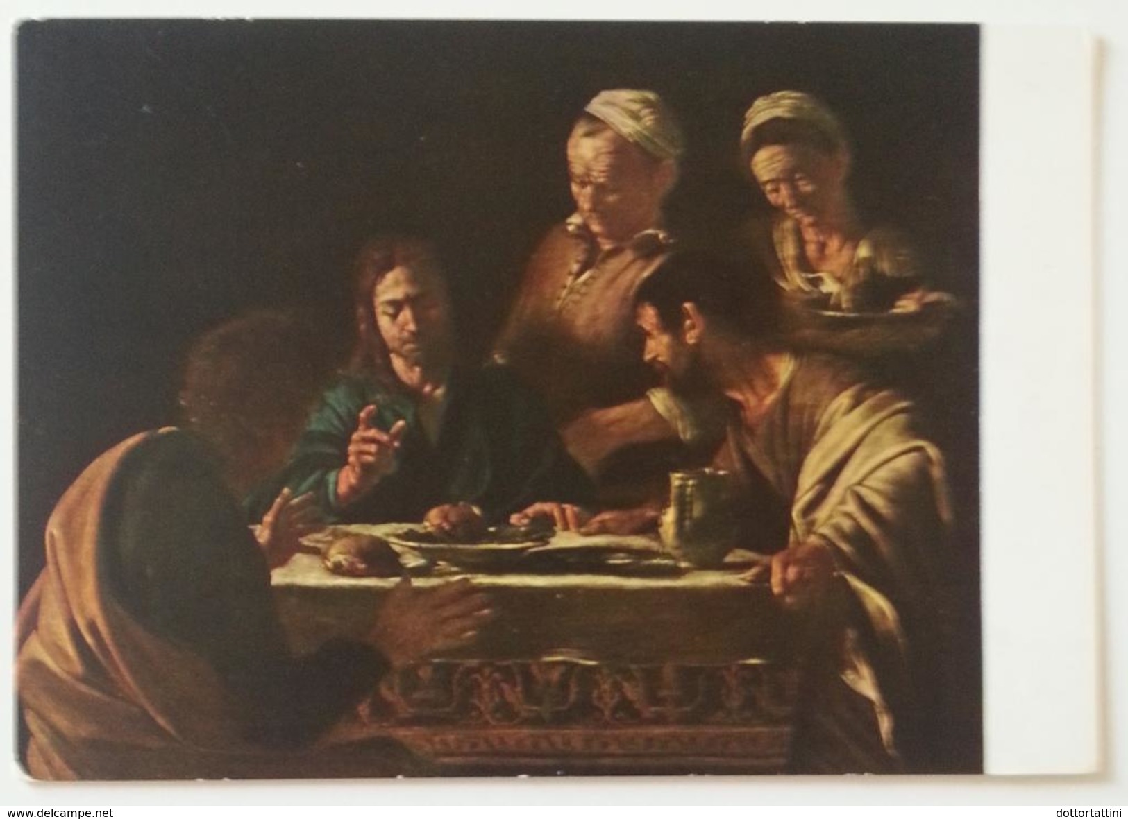 CARAVAGGIO (MICHELANGELO MERISI) - LA CENA IN EMMAUS - PINACOTECA DI BRERA MILANO - Pittura & Quadri