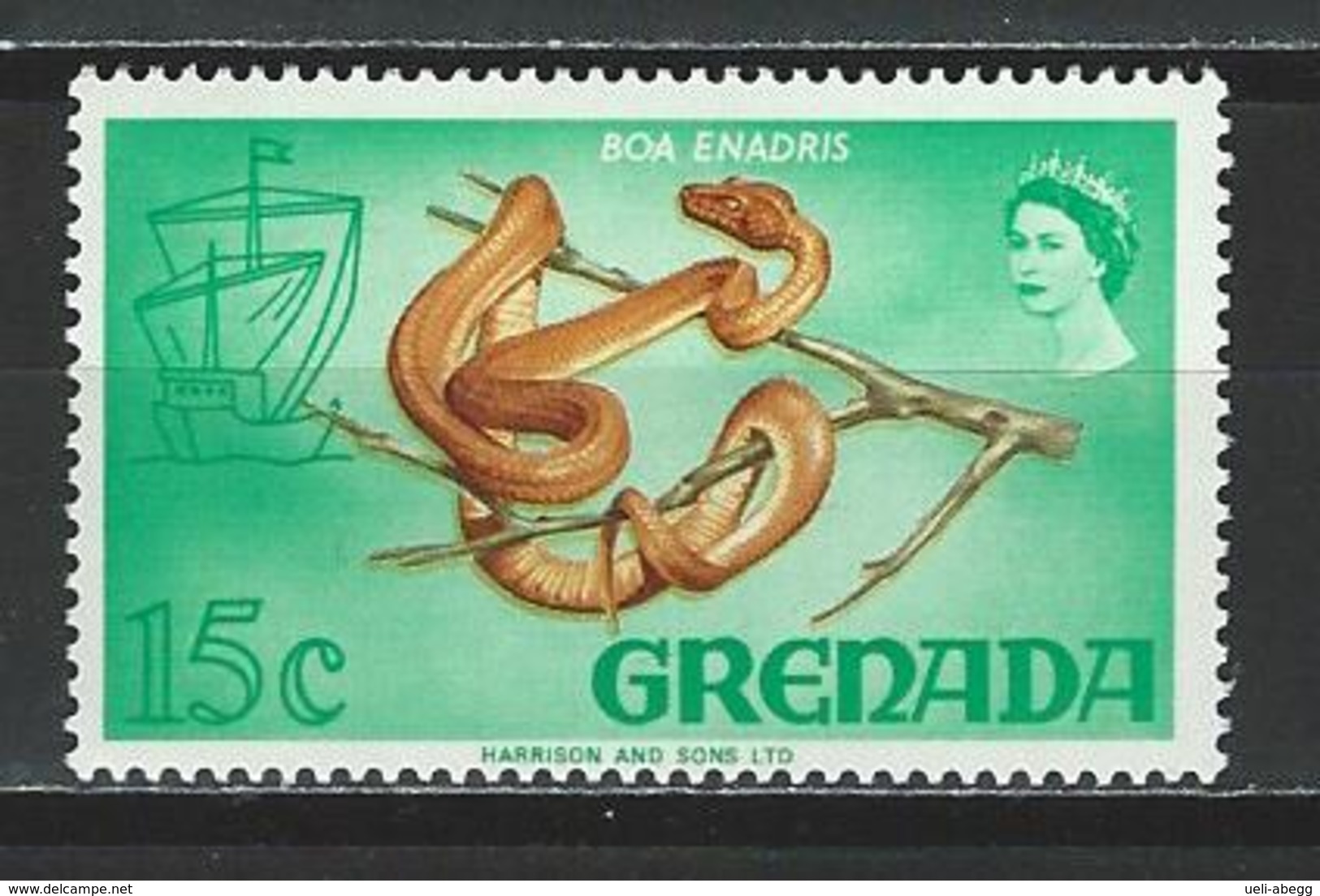 Grenada Mi 285 ** MNH Boa Enadris - Schlangen