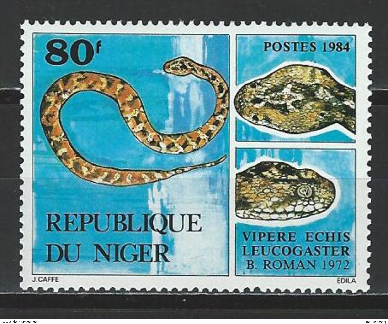 Niger Mi 899 ** MNH Echis Carinatus - Snakes