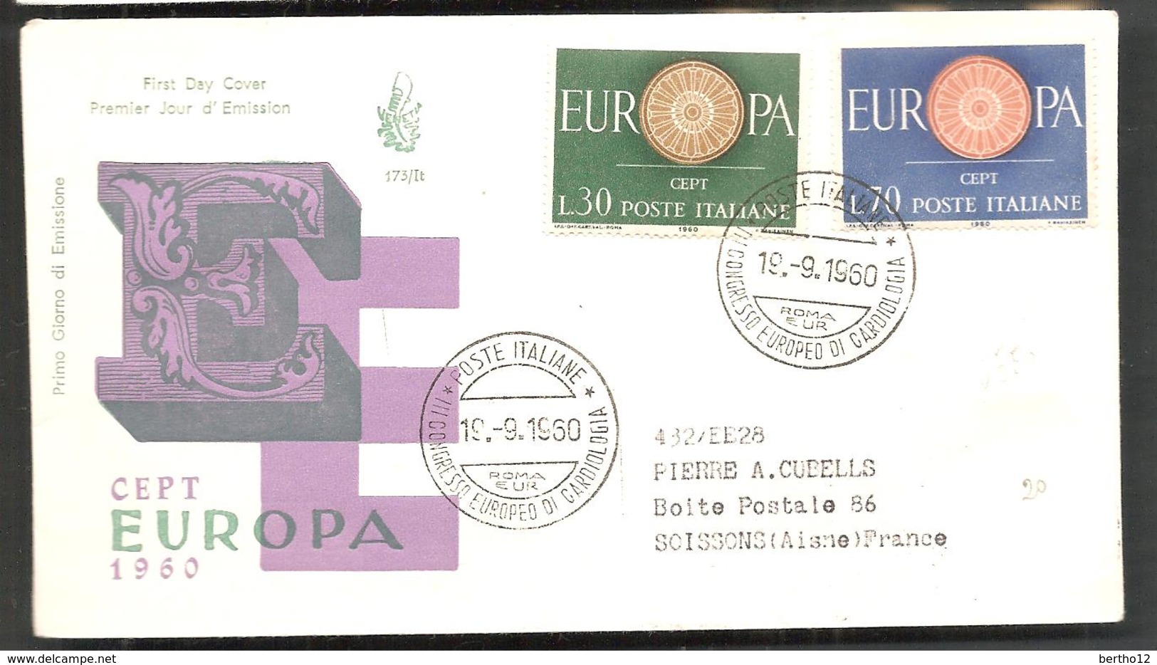 FDC  EUROPA  1960 - Non Classificati