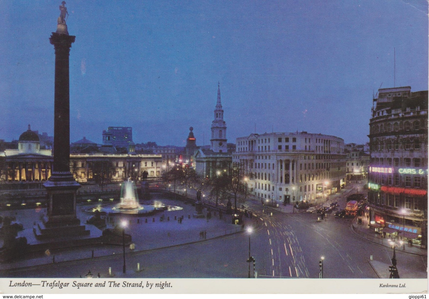 Londra - Trafalgar Square By Night - Trafalgar Square