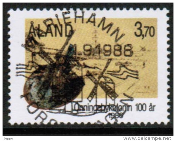 1986 Aland Islands Michel 19 Önningeby With Luxury FD Cancel. - Aland